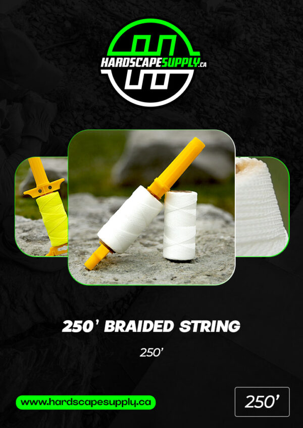 Hardscape Supply Material - White Braided String