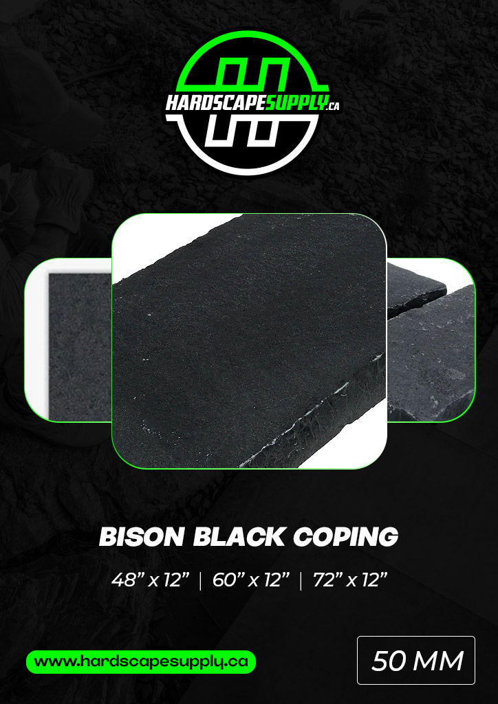 Hardscape Supply Material - Bison Black Coping